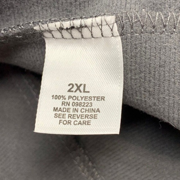 Magellan Outdoors Men's LS Full Zip Softshell Jacket‎ Fleece Lined Gray 2XL READ - Picture 4 of 10